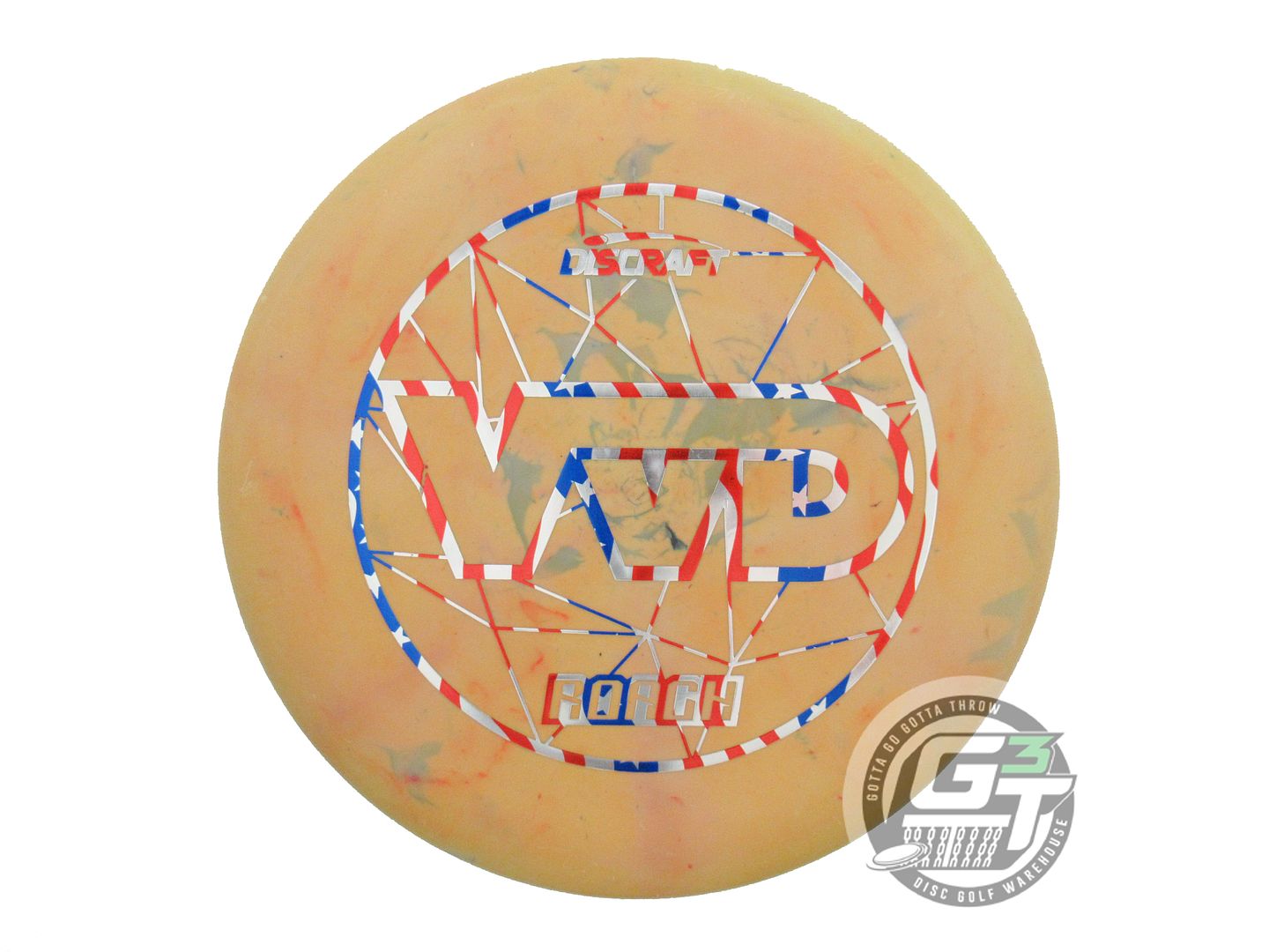 USED Discraft [VAN DYKEN] Jawbreaker Roach 176g Orange Flag Foil Putter Disc