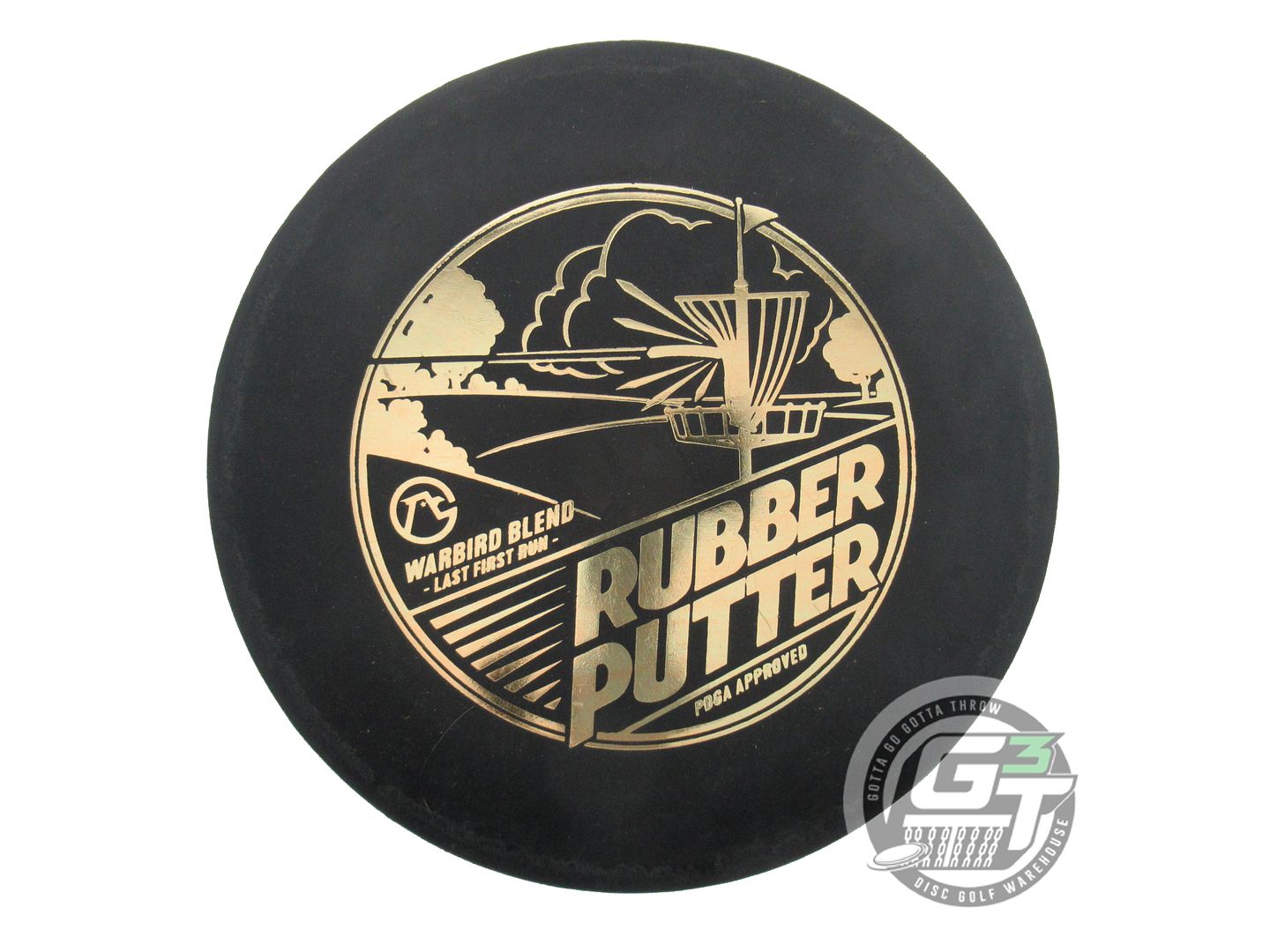 NOS Lightning LAST FIRST RUN Warbird Rubber Putter 179g Black Putter Golf Disc