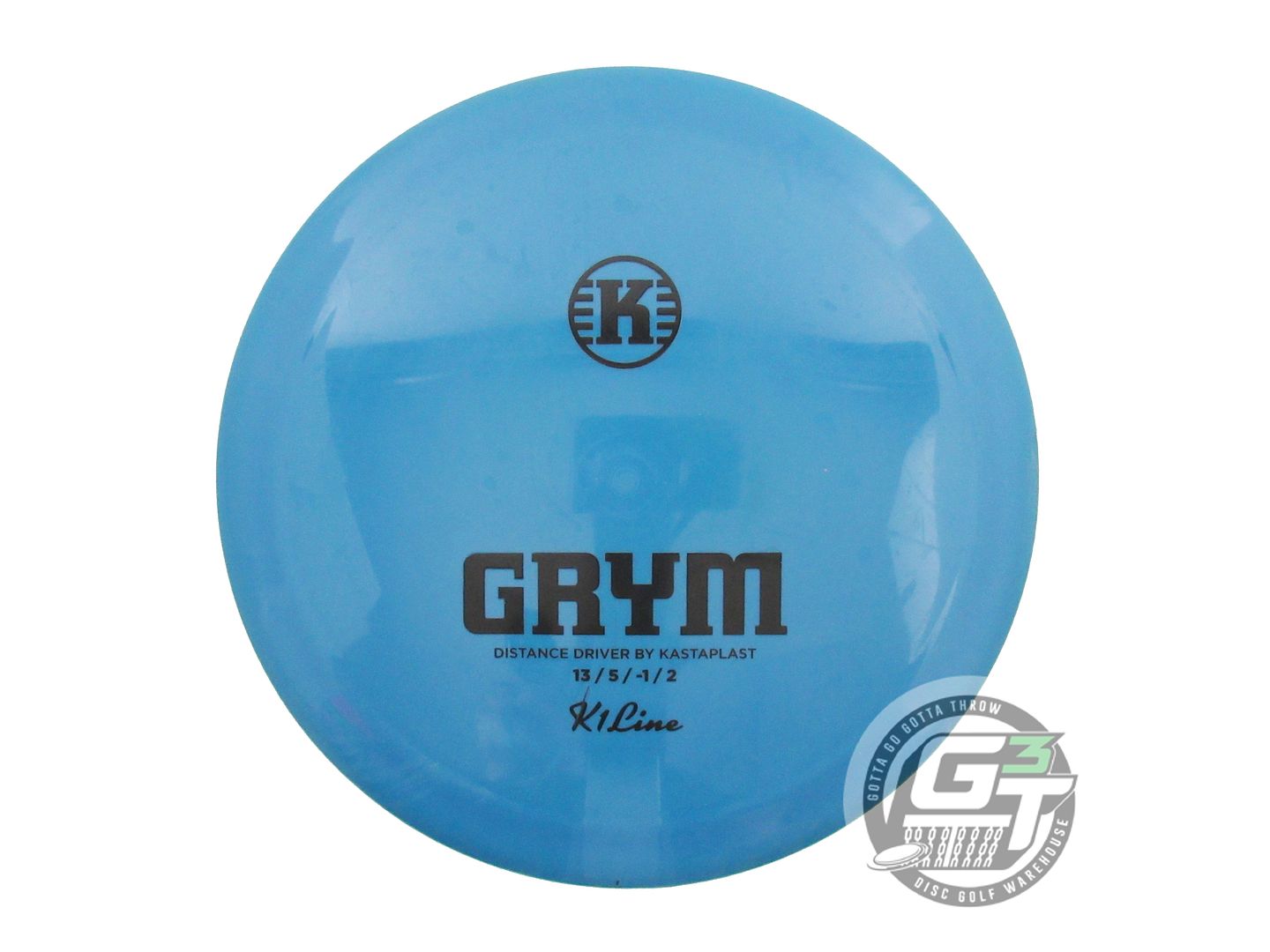 USED Kastaplast K1 Grym 175g Blue Black Stamp Distance Driver Golf Disc