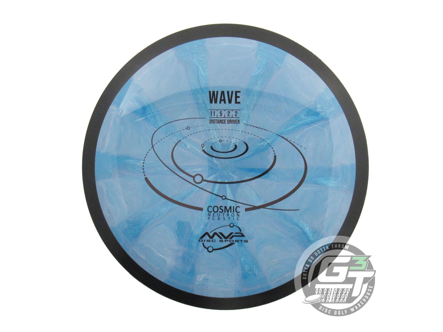 USED MVP Disc Sports Cosmic Neutron Wave 166g Blue-Lilac Distance Driver Disc