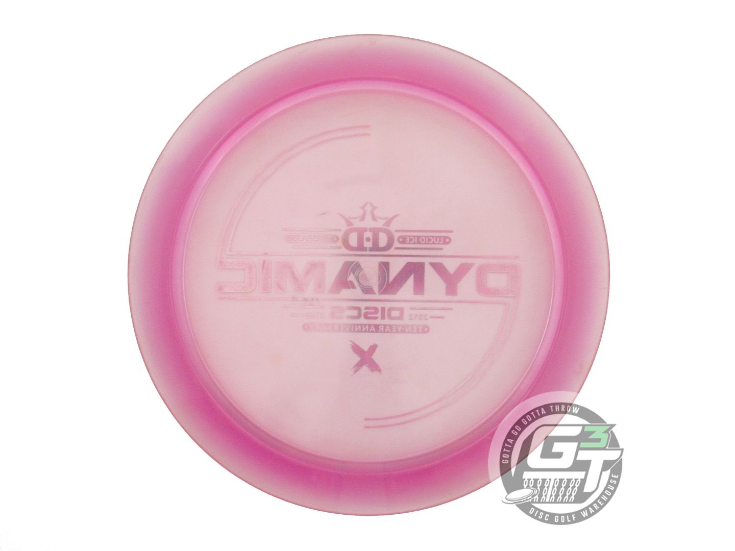 USED Dynamic Discs [10 YEAR] Lucid Ice Trespass 174g Pink Pink Foil Driver Disc