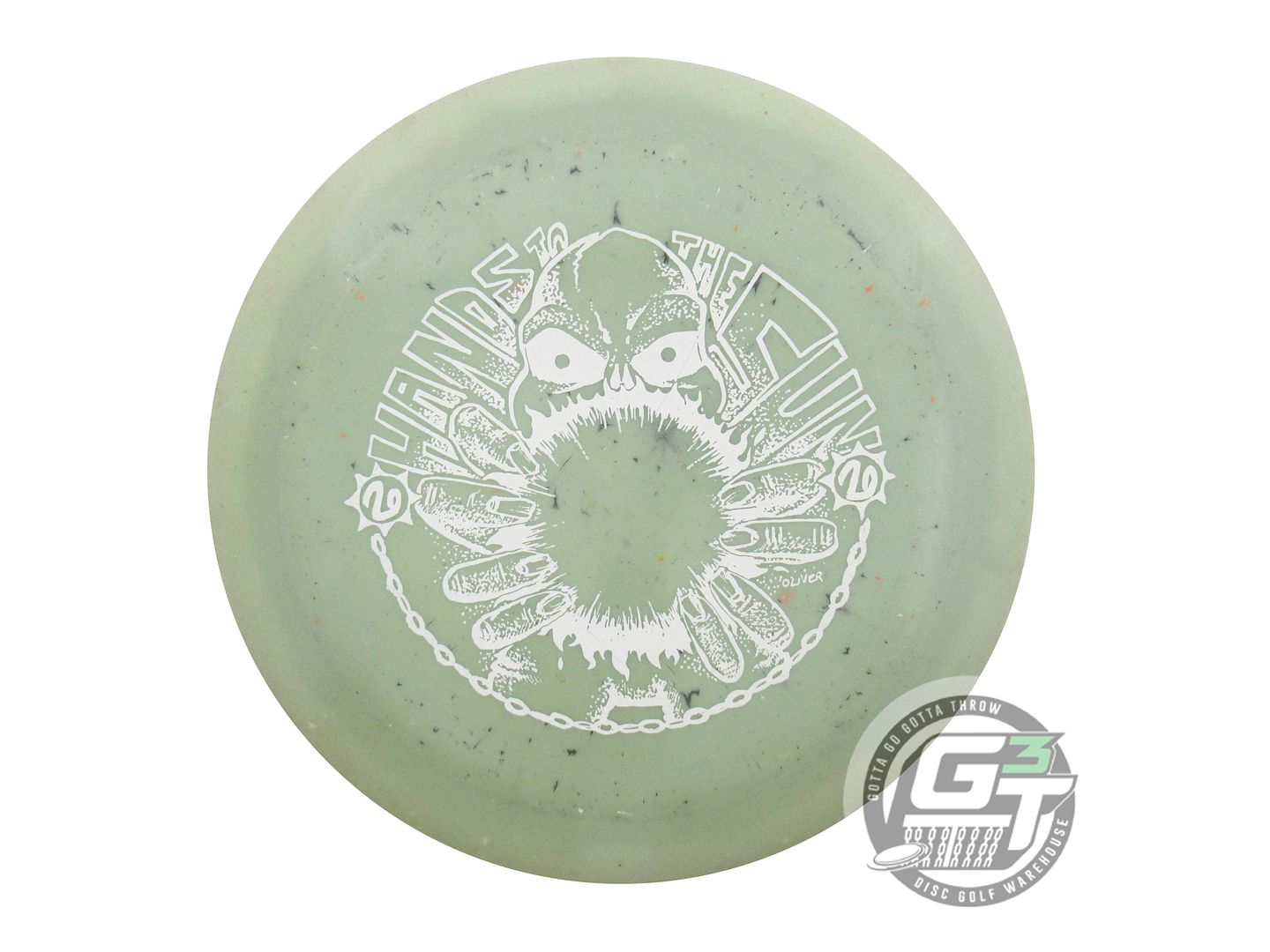 USED Innova Splatter Star Destroyer 174g Sage White Stamp Distance Driver Disc