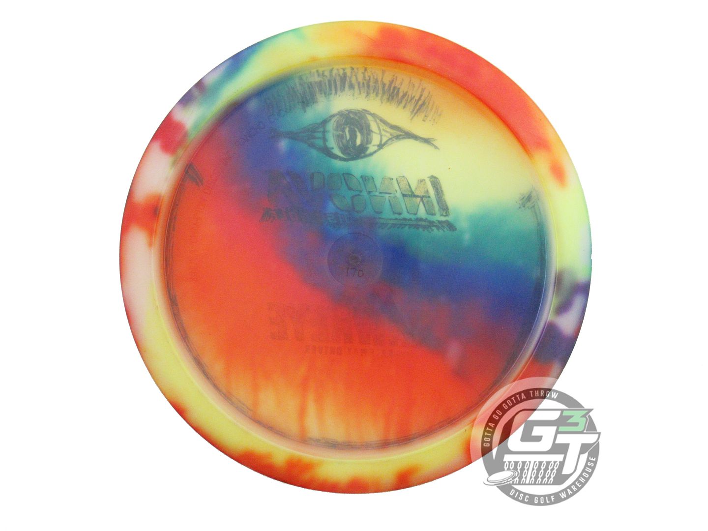 USED Innova I-DYE Champion Hawkeye 170g Rainbow Fairway Driver Golf Disc