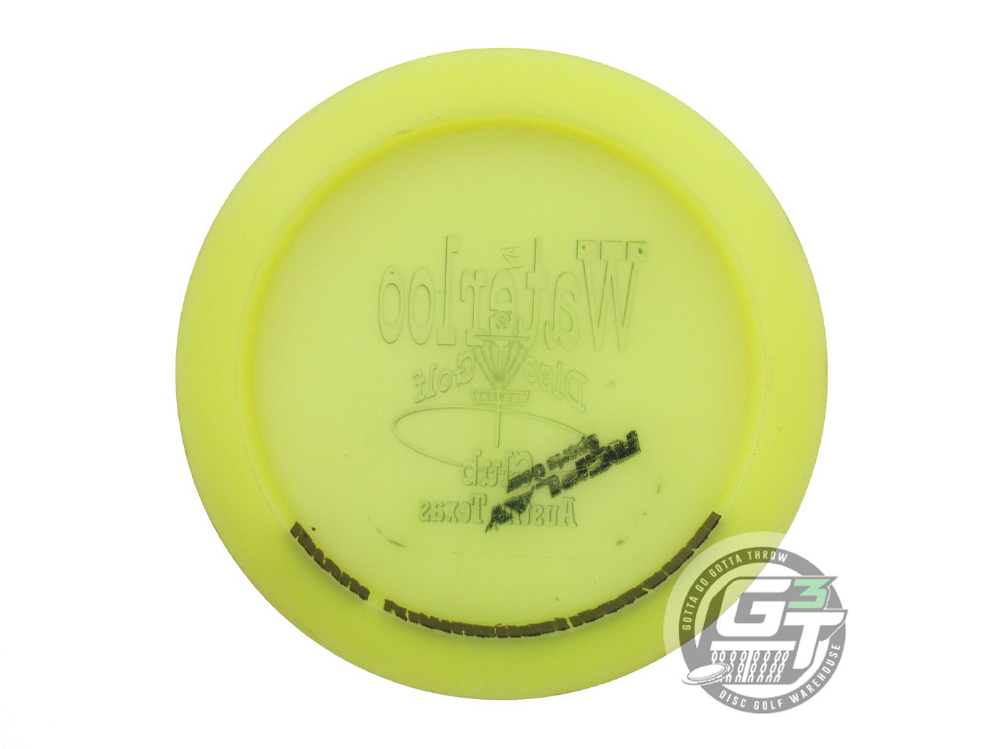 USED Dynamic Discs Lucid Sheriff 172g Yellow Black Stamp Distance Driver Disc