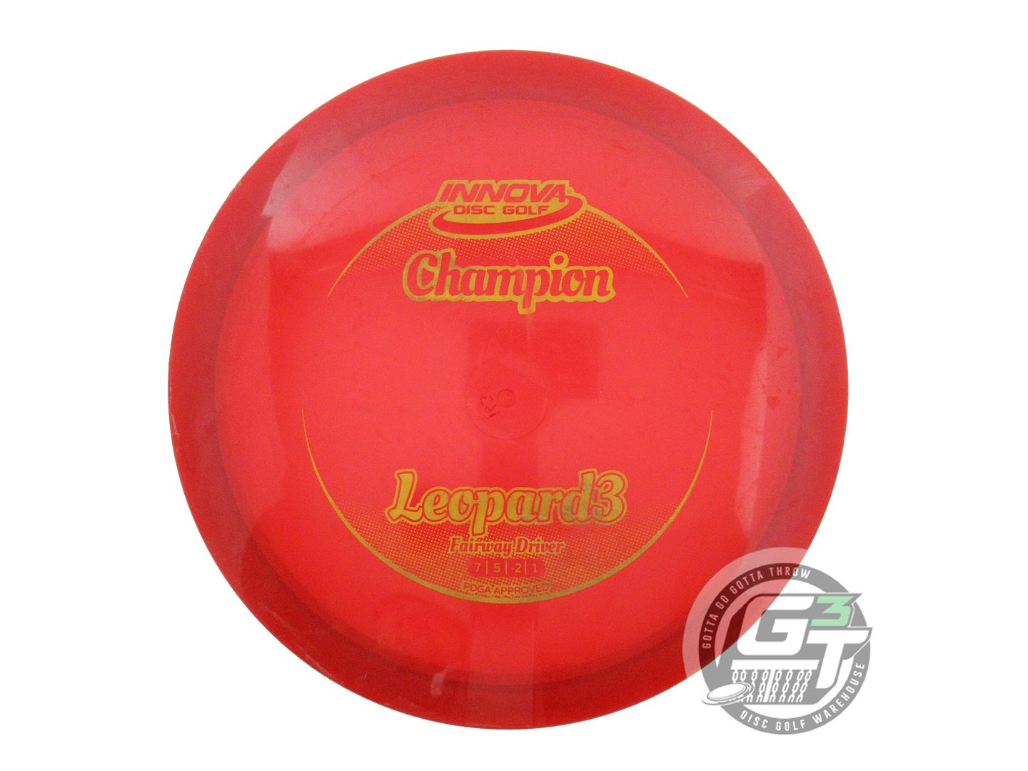 USED Innova Champion Leopard3 165g Red Yellow Stamp Fairway Driver Golf Disc