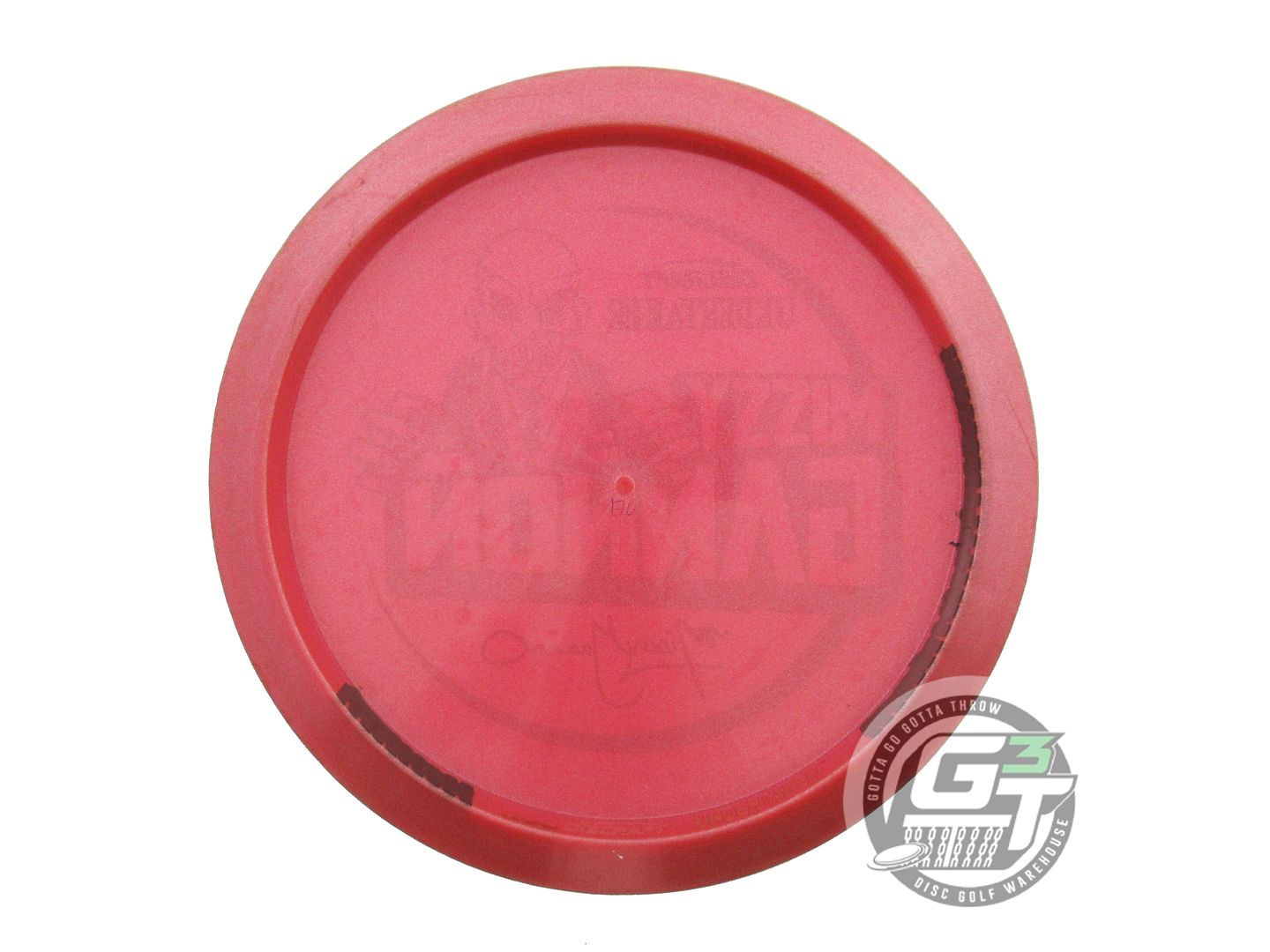 USED Discraft [GANNON] Metallic Z Undertaker 176g Red Purple Foil Driver Disc