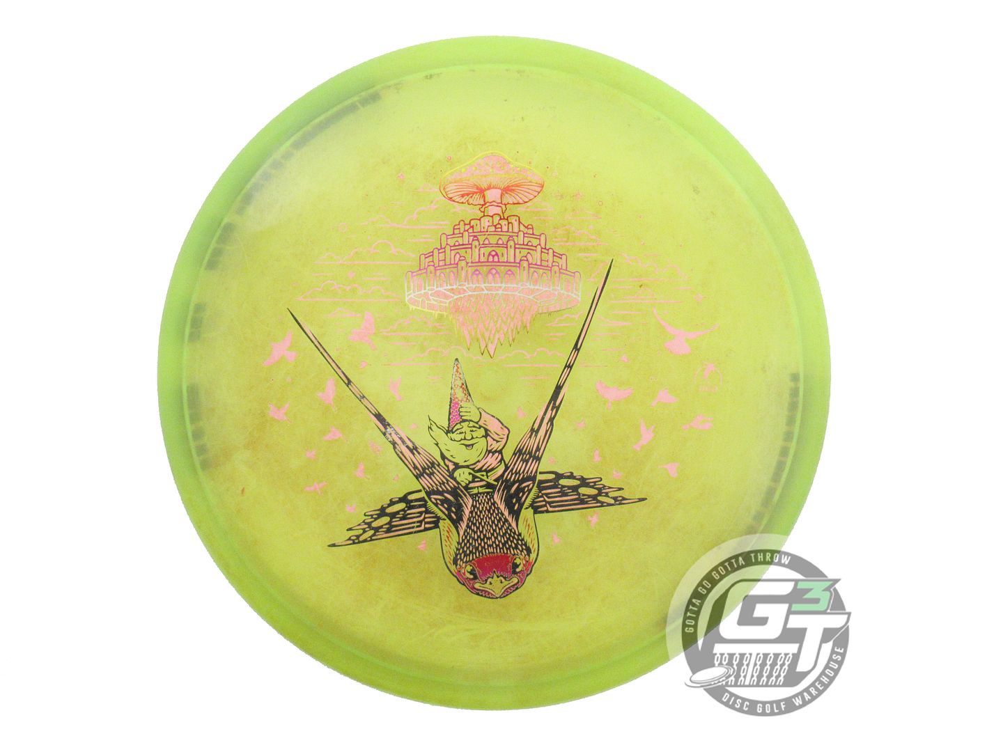 USED Thought Space Ethos Praxis 171g Yellow Putter Golf Disc