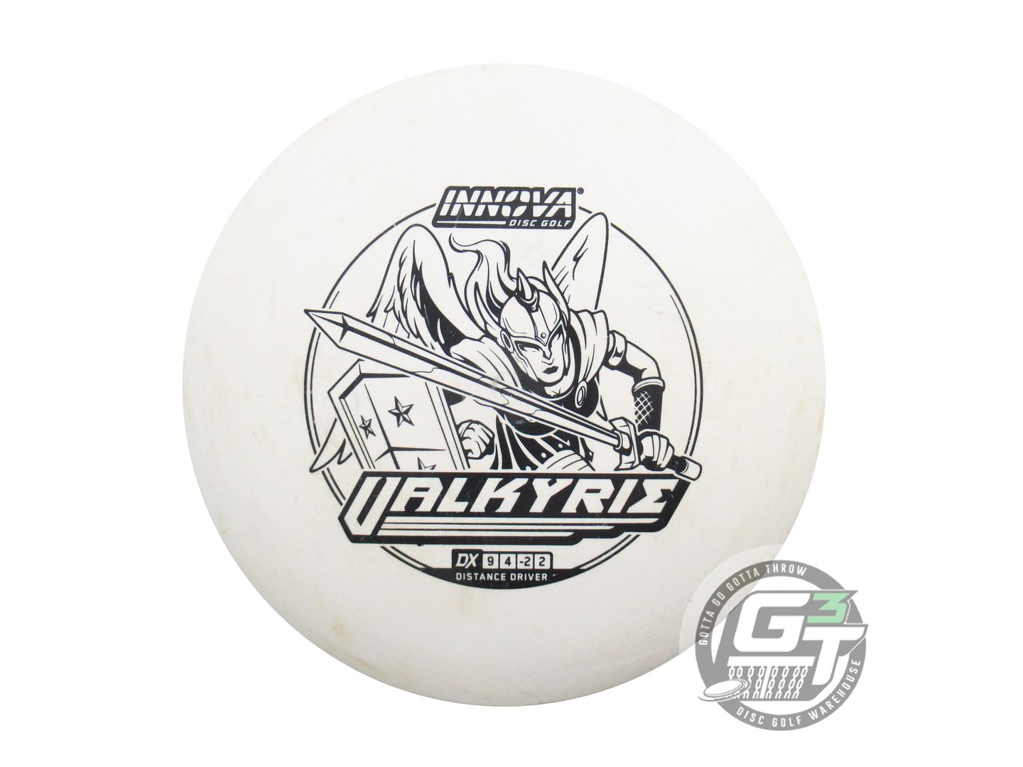 USED Innova DX Valkyrie 170g White Black Stamp Distance Driver Golf Disc