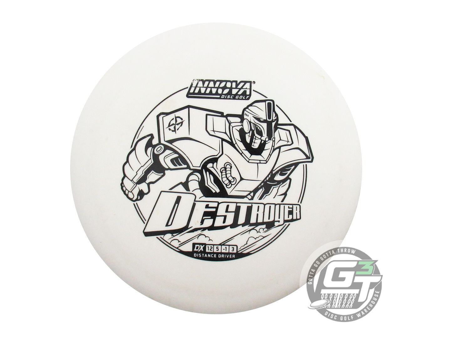 USED Innova DX Destroyer 169g White Black Stamp Distance Driver Golf Disc