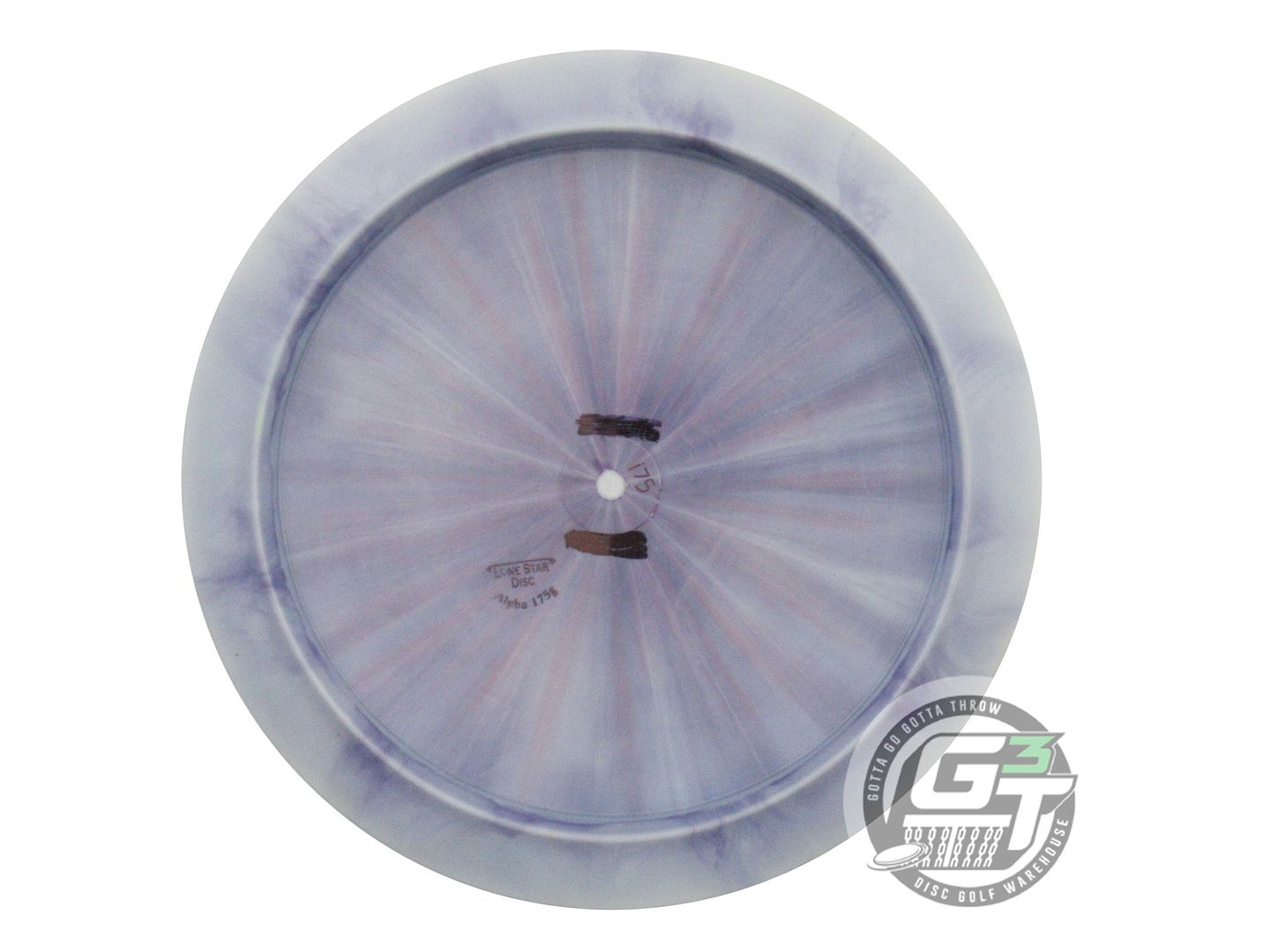 USED Lone Star COMPASS Alpha Curl 175g Lilac White Stamp Distance Driver Disc