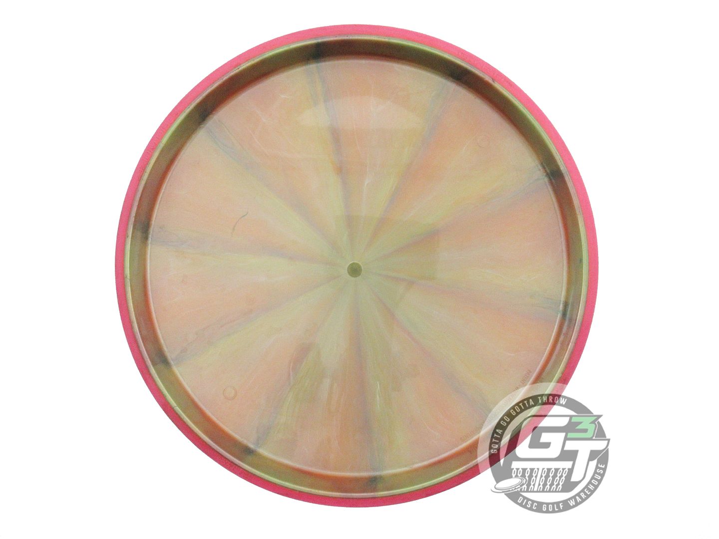 USED Axiom Discs Plasma Proxy 172g Gold-Orange Pink Rim Putter Golf Disc