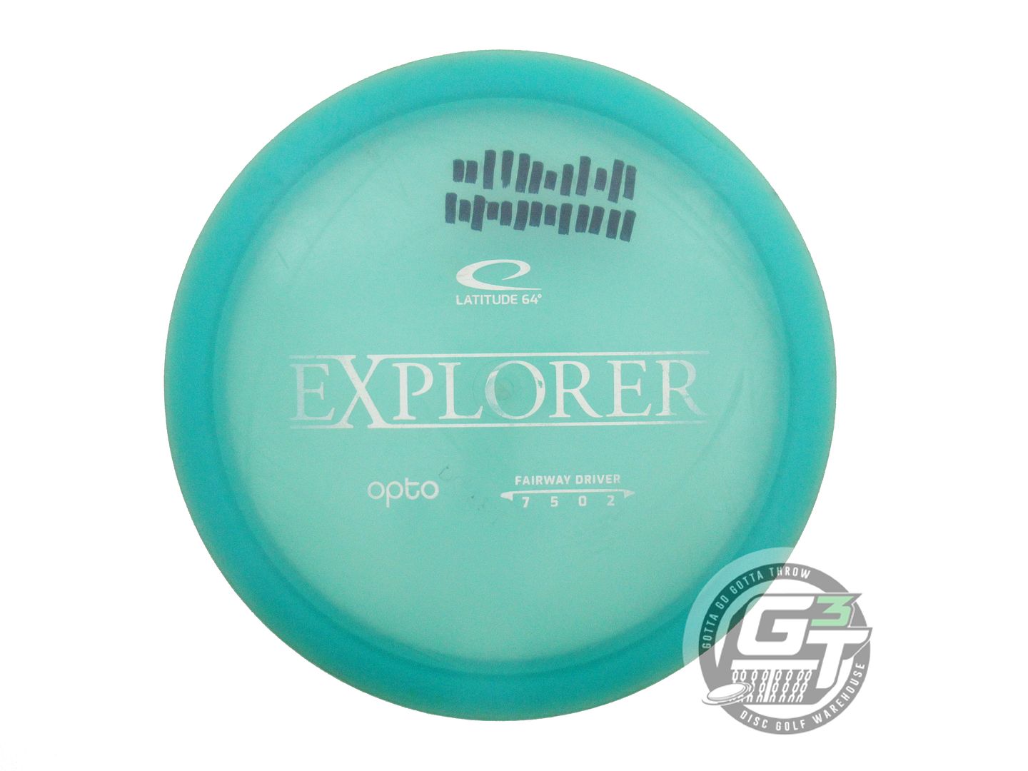 USED Latitude 64 Opto Explorer 171g Teal White Stamp Distance Driver Golf Disc