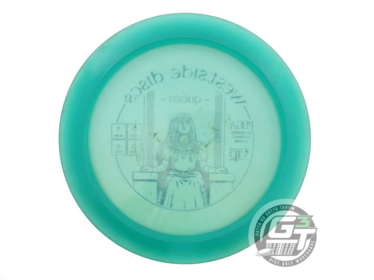 USED Westside Discs VIP Queen 169g Green Blue Foil Distance Driver Golf Disc