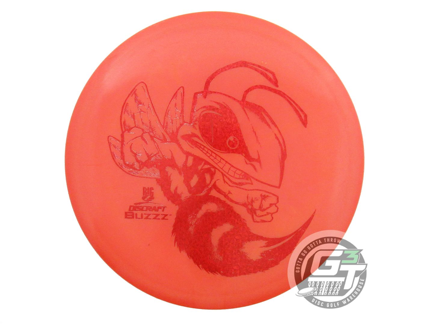 USED Discraft Big Z Buzzz 180g Orange Red Shatter Foil Midrange Golf Disc
