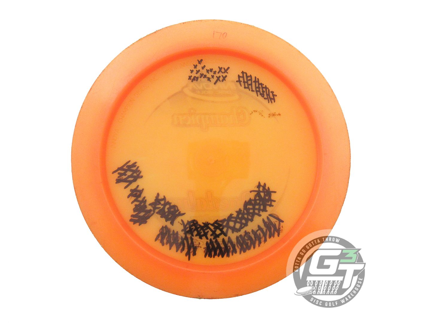 USED Innova Champion Daedalus 170g Orange Green Camo Foil Distance Driver Disc