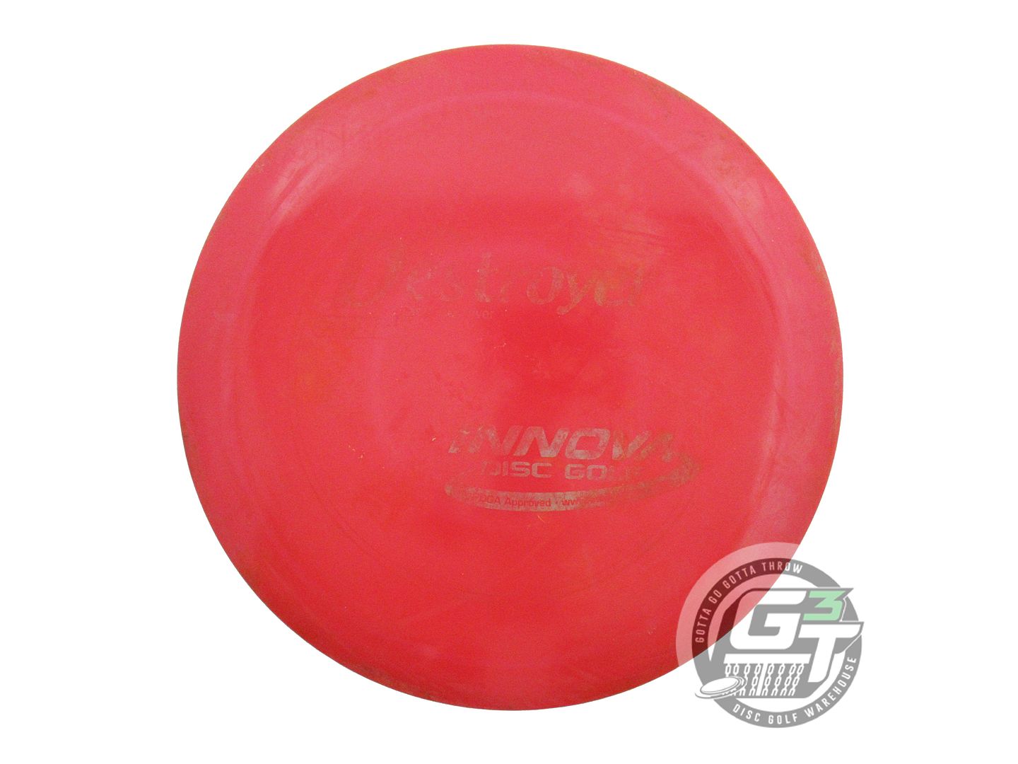 USED Innova Pro Destroyer 175g Red Wiped Stamp Distance Driver Golf Disc