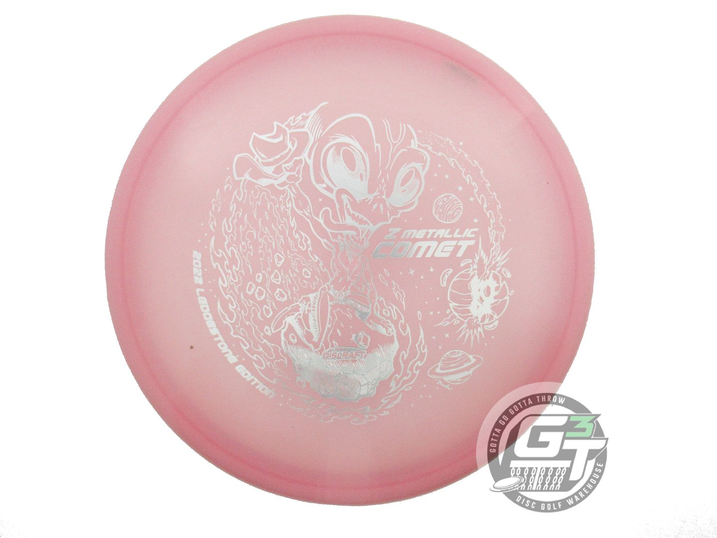 NOS Discraft [LEDGESTONE] Metallic Z Comet 175g Pink Silver Foil Midrange Disc