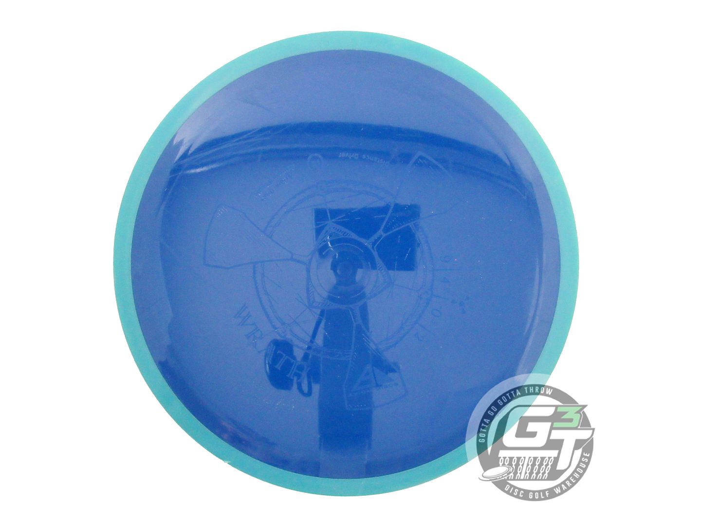 USED Axiom Discs Neutron Wrath 163g Blue Green Rim Distance Driver Disc