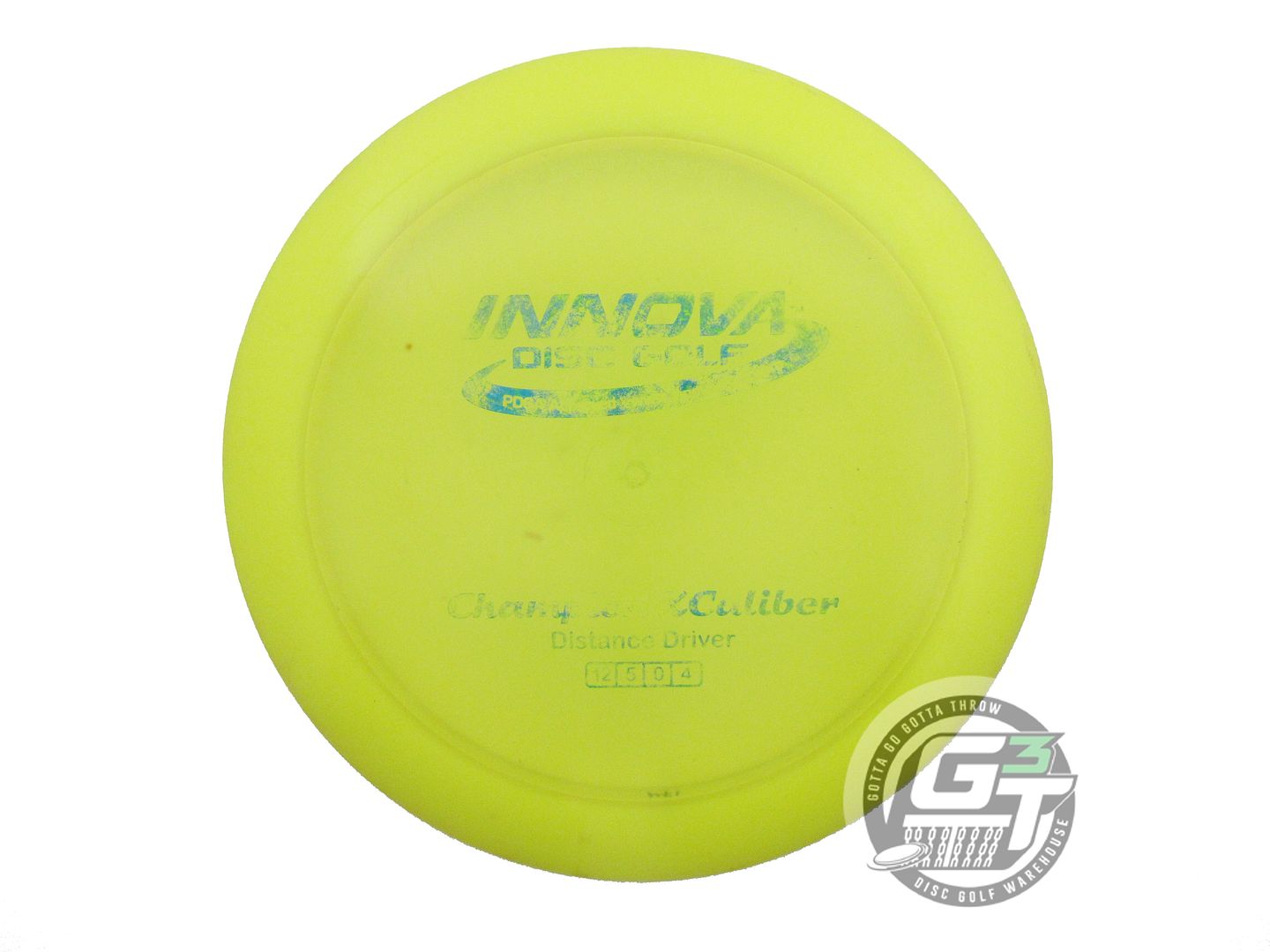 USED Innova Champion Xcaliber 174g Yellow Blue Foil Distance Driver Golf Disc