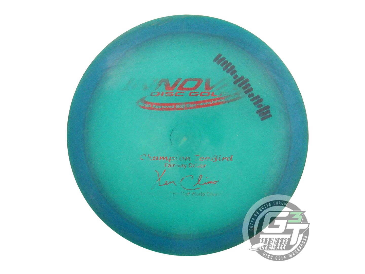USED Innova Champion Teebird 167g Blue Red Foil PFN Fairway Driver Golf Disc