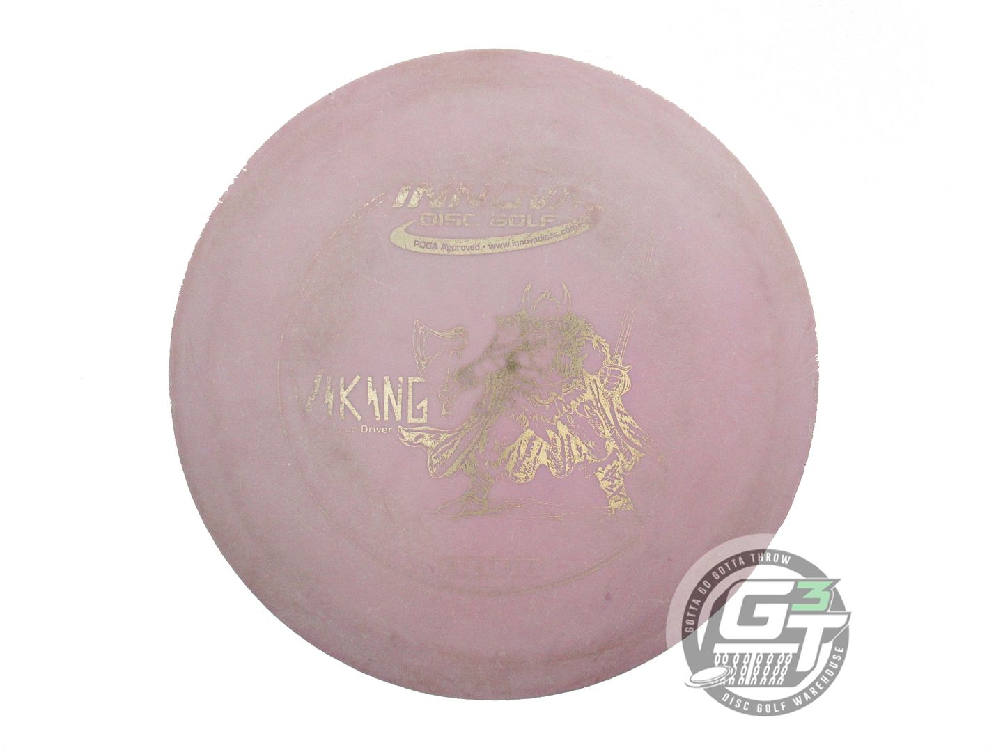USED Innova DX Viking 168g Lilac Gold Foil Distance Driver Golf Disc