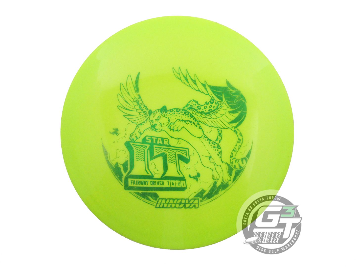 USED Innova Star IT 171g Dayglow Green Foil Fairway Driver Golf Disc