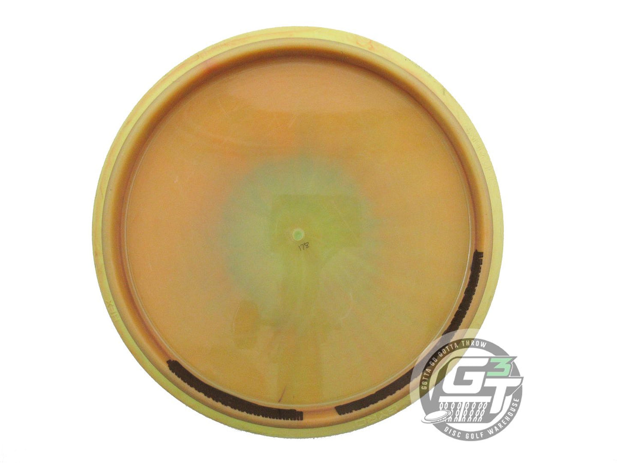USED Axiom Discs Neutron Hex 178g Mustard Peach Rim Midrange Golf Disc