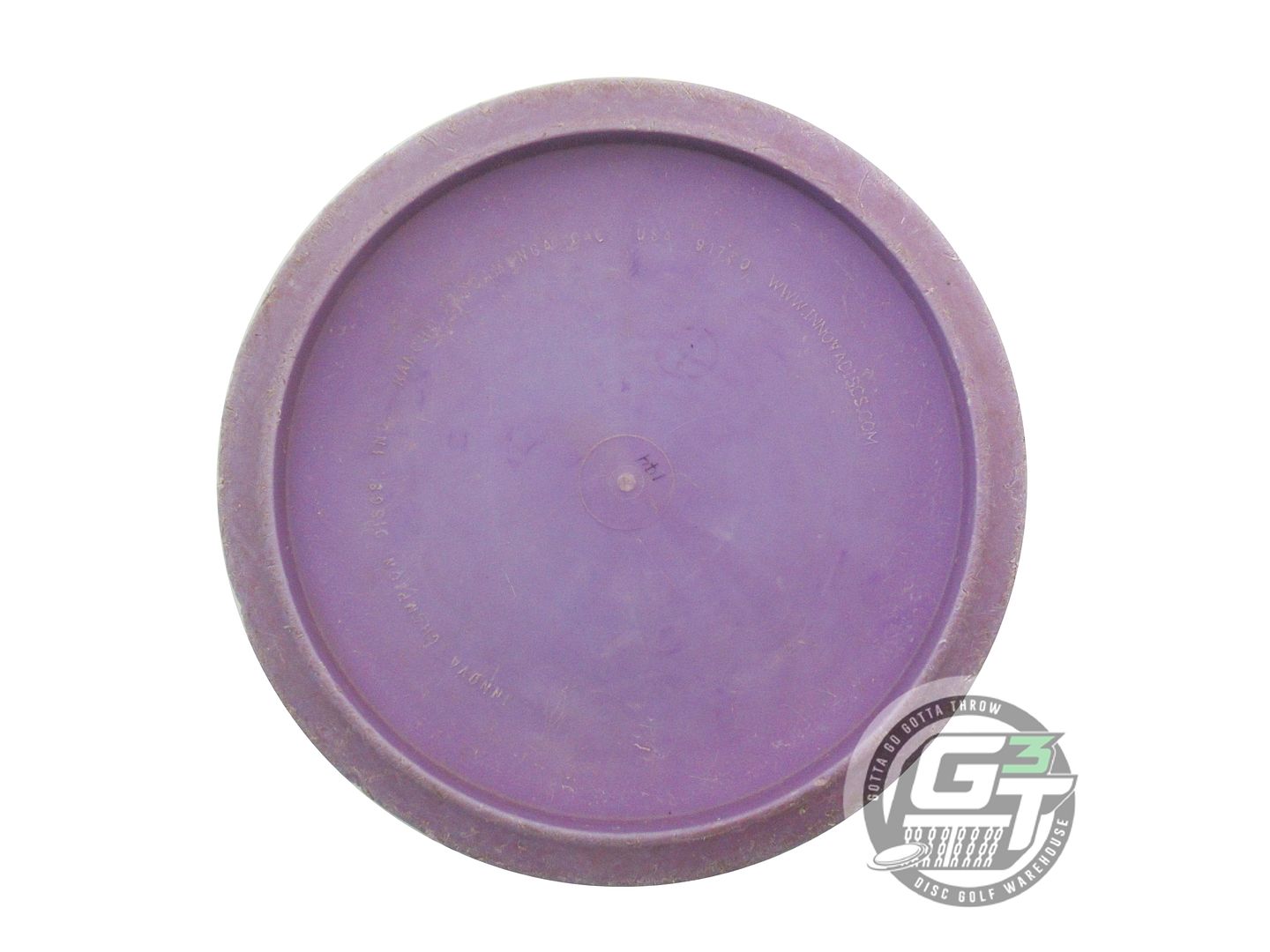 USED Innova DX Leopard 144g Purple Wiped Stamp Fairway Driver Golf Disc