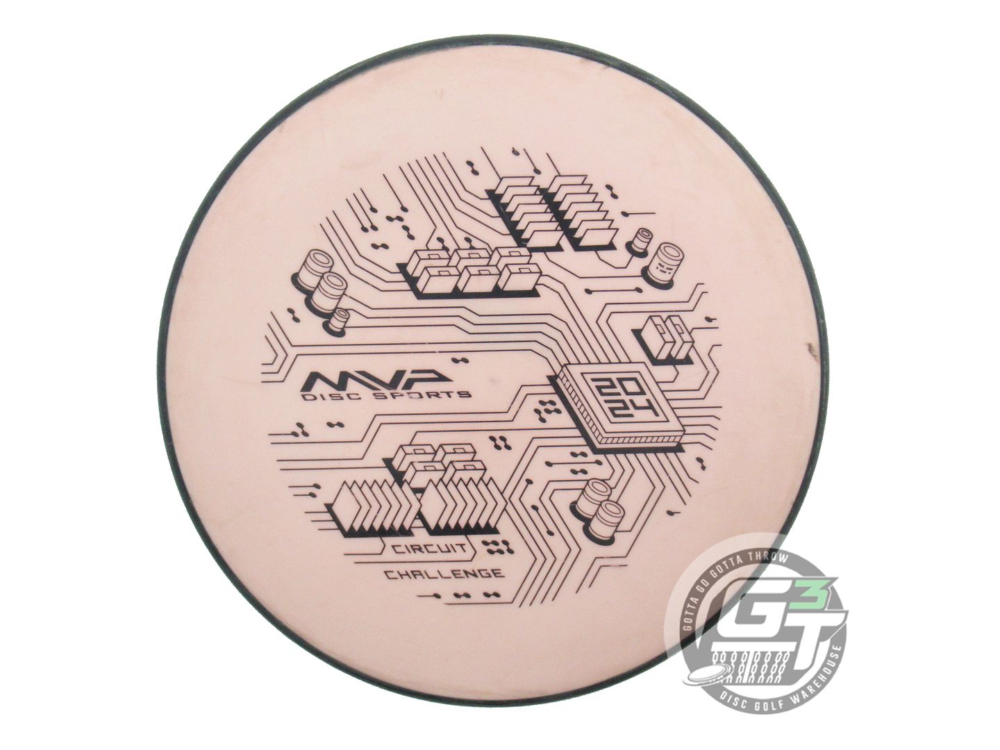 USED MVP Disc Sports [CIRCUIT] Fission Watt 172g Lt. Pink Putter Golf Disc