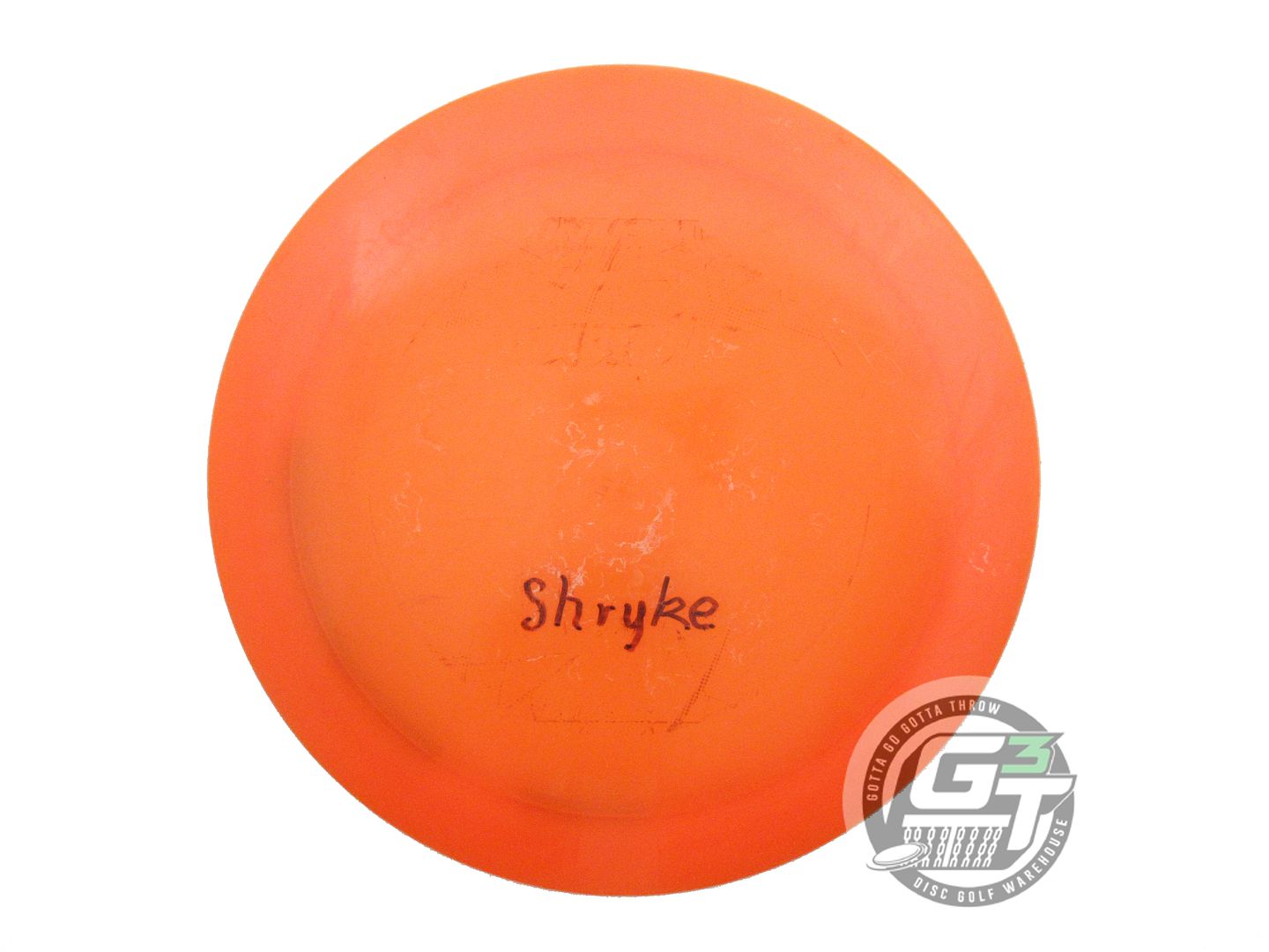 USED Innova Champion Shryke 171g Orange Wiped Stamp Distance Driver Golf Disc