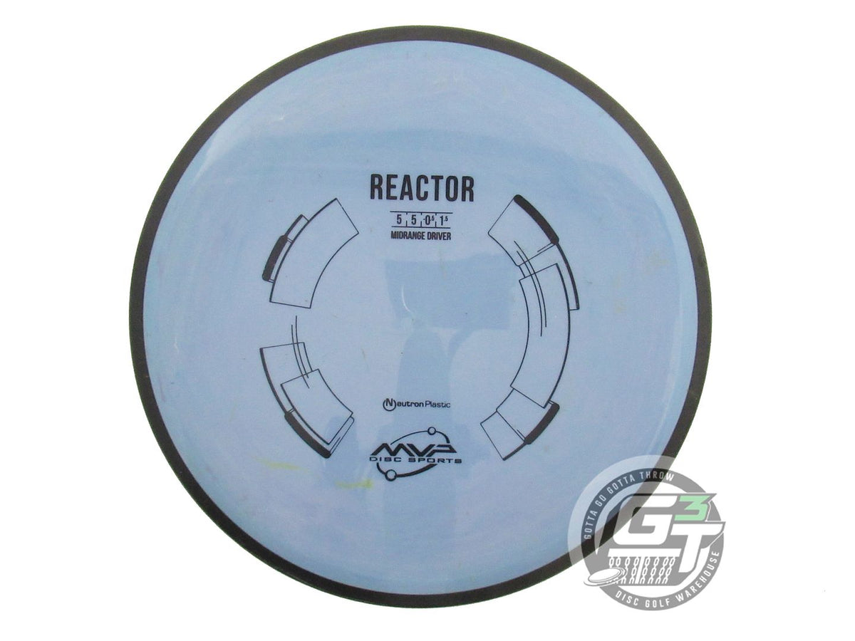 USED MVP Disc Sports Neutron Reactor 175g Lt. Blue Midrange Golf Disc