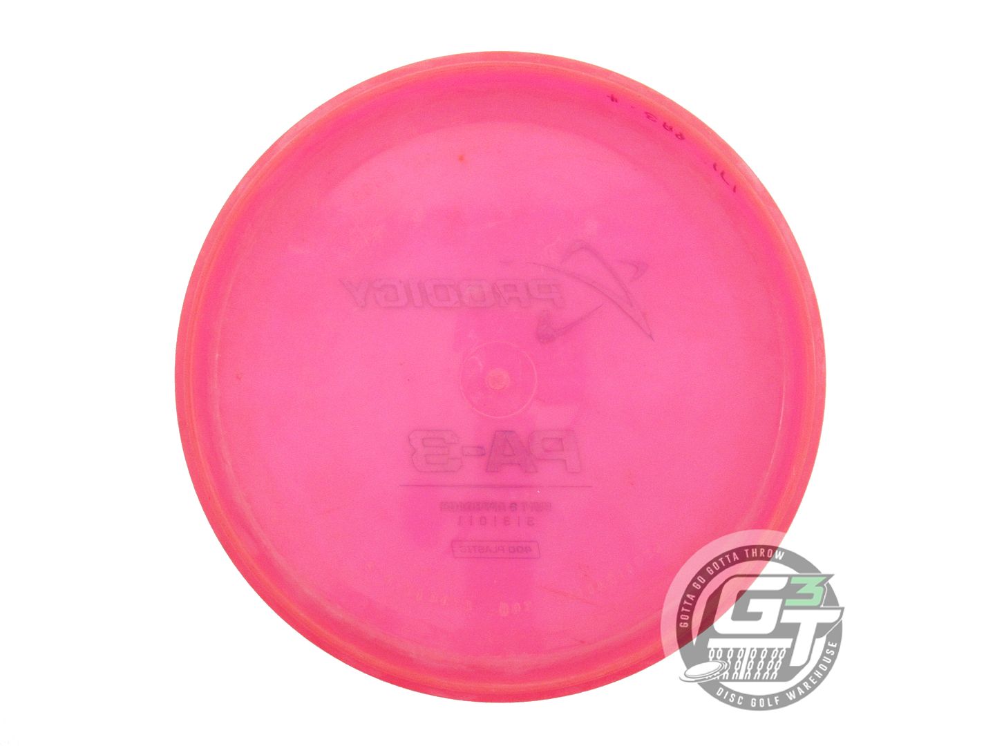 USED Prodigy Discs 400 PA3 171g Pink Blue Foil CHALKY Putter Golf Disc