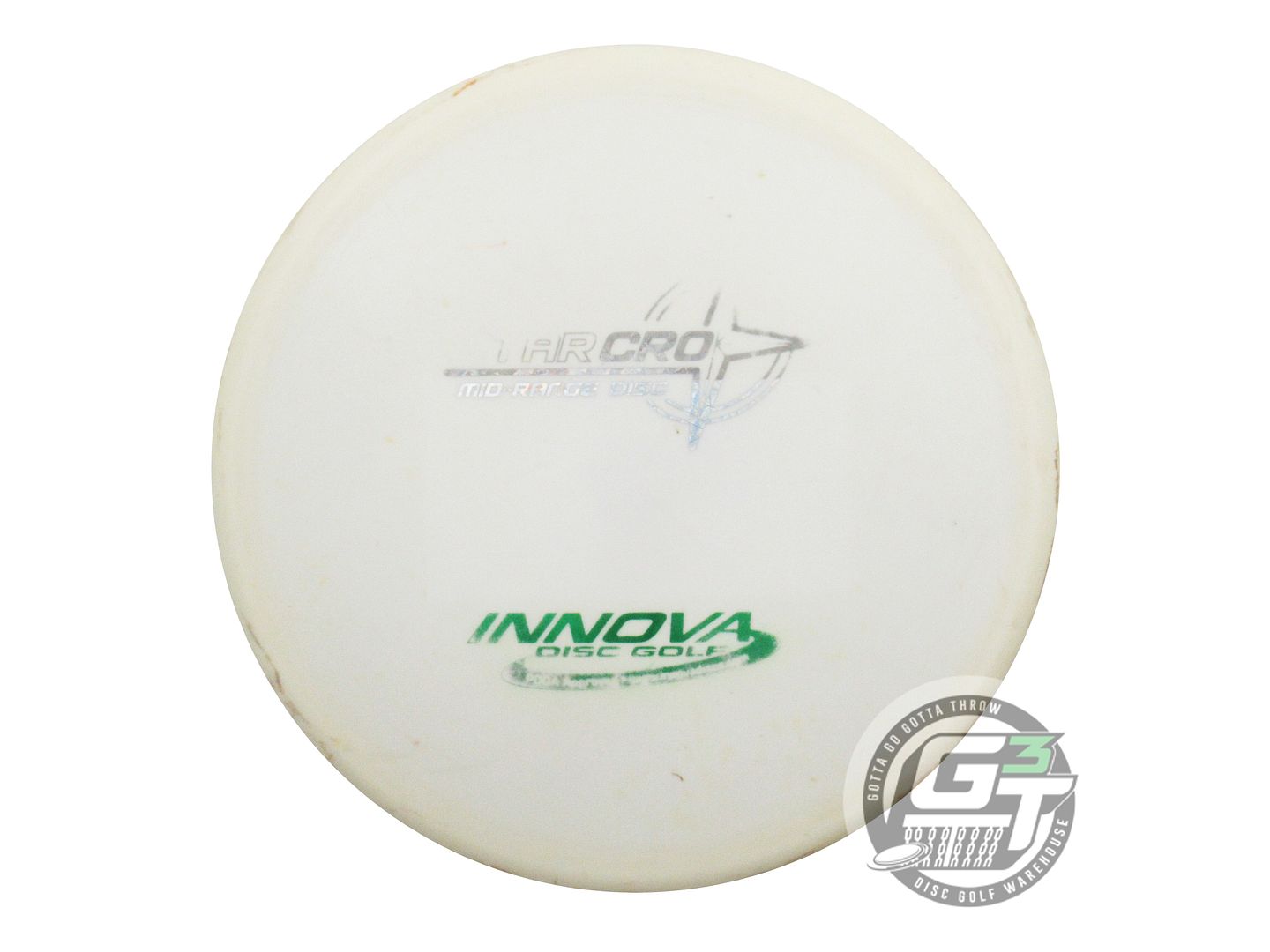 USED Innova Star Cro 175g White Prism & Green Foil OOP Midrange Golf Disc