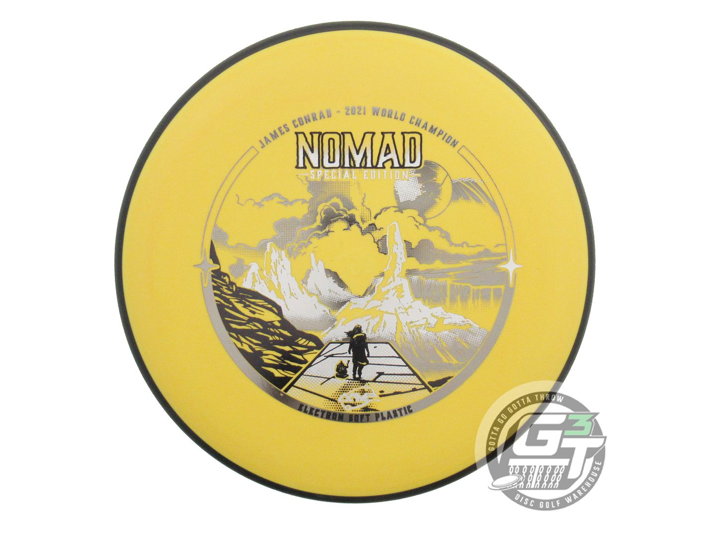 NOS MVP Disc Sports SE [CONRAD] Electron Soft Nomad 175g Yellow Putter Golf Disc
