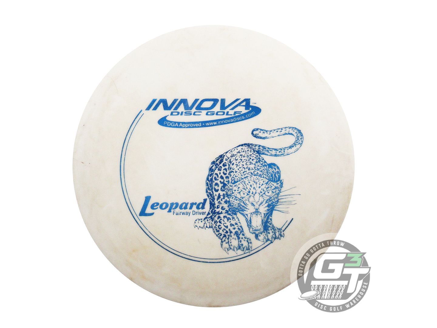 USED Innova DX Leopard 150g White Blue Foil Fairway Driver Golf Disc