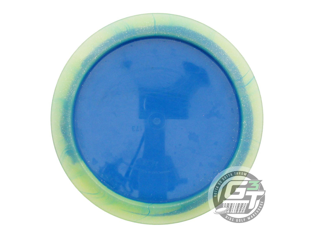 USED DiscMania DNA Metal Flake Horizon DD1 173g Lime-Blue Distance Driver Disc