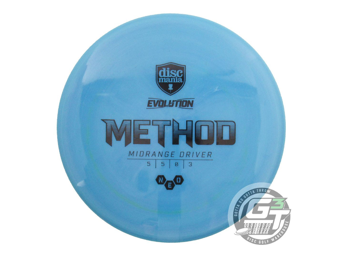 USED DiscMania Neo Method 177g Blue Black Stamp Midrange Golf Disc ...