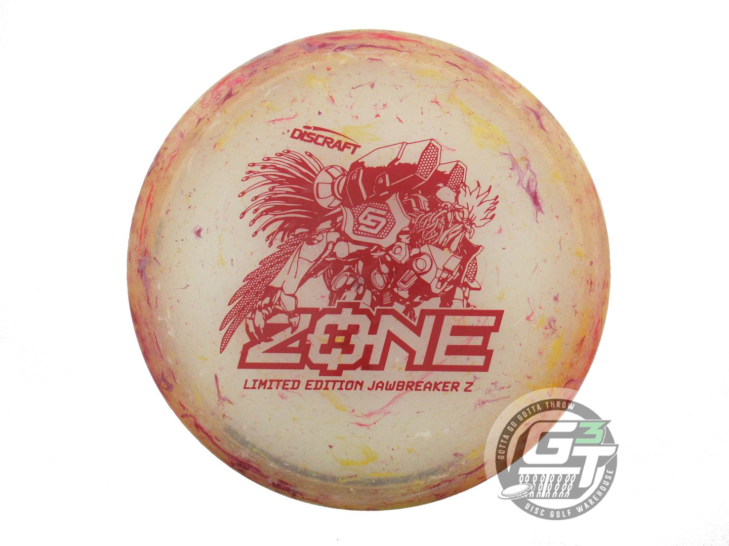 USED Discraft [DICKERSON] Jawbreaker Z Zone 176g Red Stamp Putter Disc