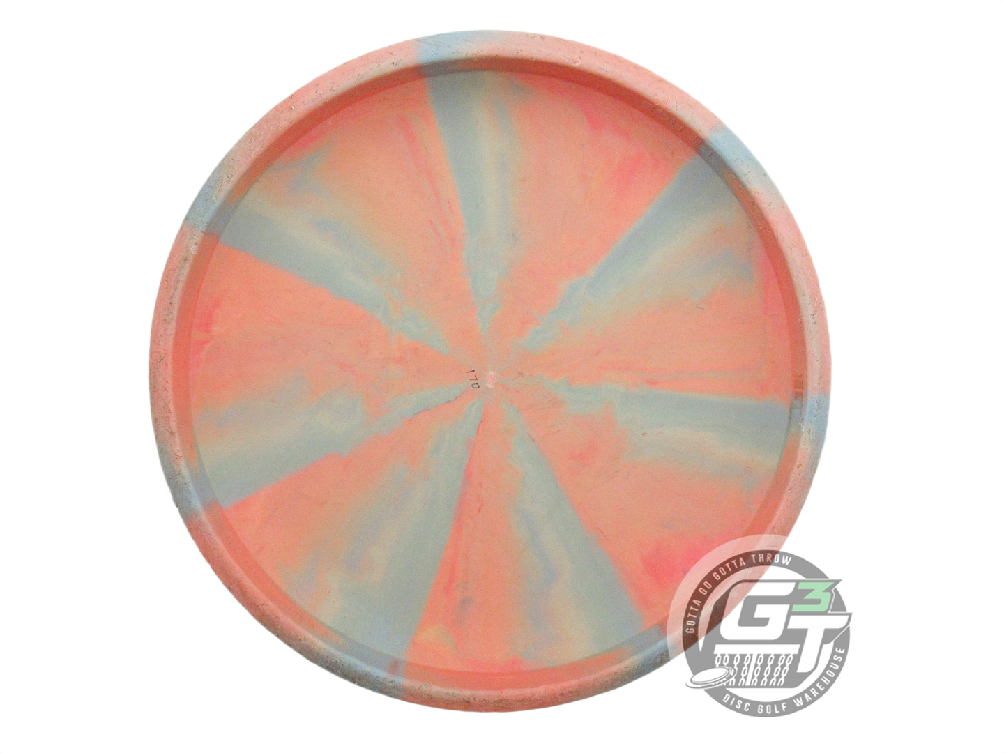 USED Discraft [PIERCE] Jawbreaker Fierce 170g Peach-Green Putter Golf Disc