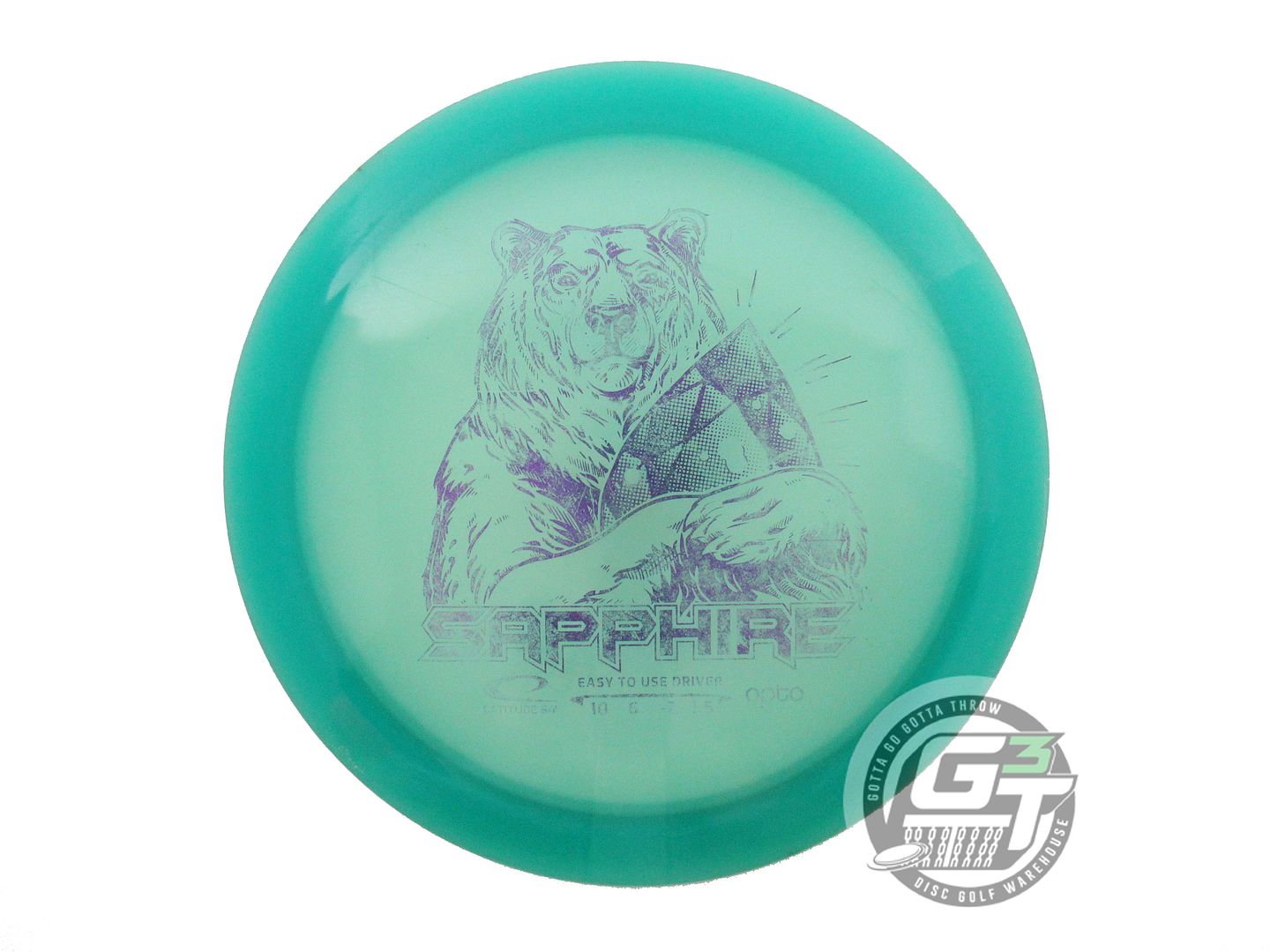 USED Latitude 64 Opto Sapphire 165g Seafoam Purple Foil Distance Driver Disc