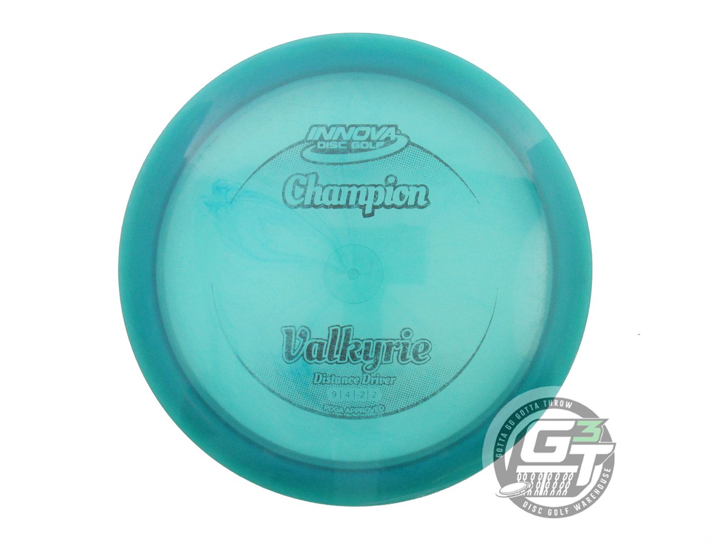USED Innova Champion Valkyrie 172g Teal Black Stamp Distance Driver Golf Disc
