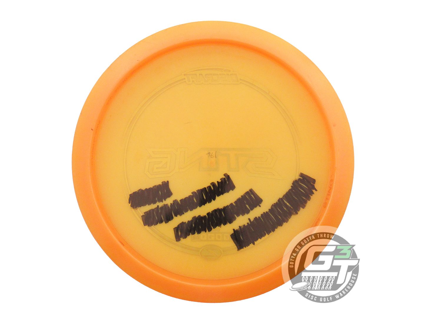 USED Discraft Z Sting 176g Orange Red Rose Foil Fairway Driver Golf Disc