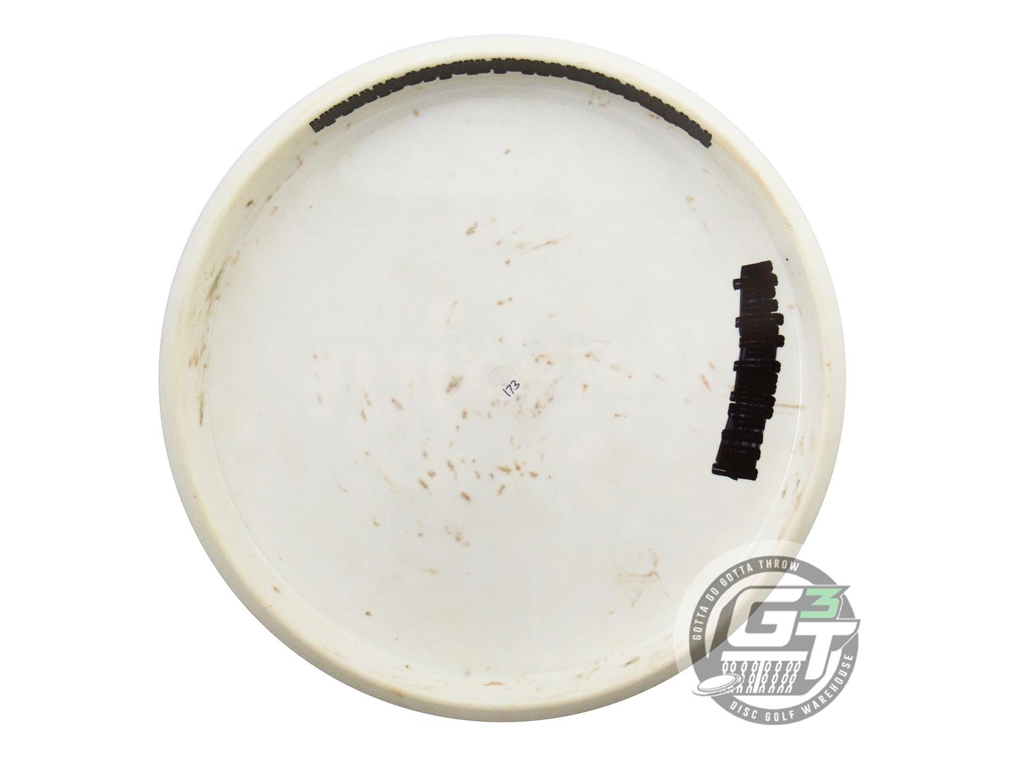 USED Clash Discs Steady Popcorn 173g White HOME DYED Putter Golf Disc