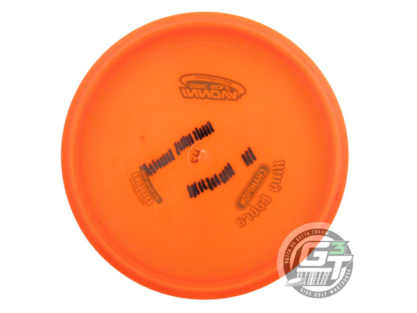 USED Innova Champion King Cobra 173g Orange Blue Stamp OOP Midrange Golf Disc