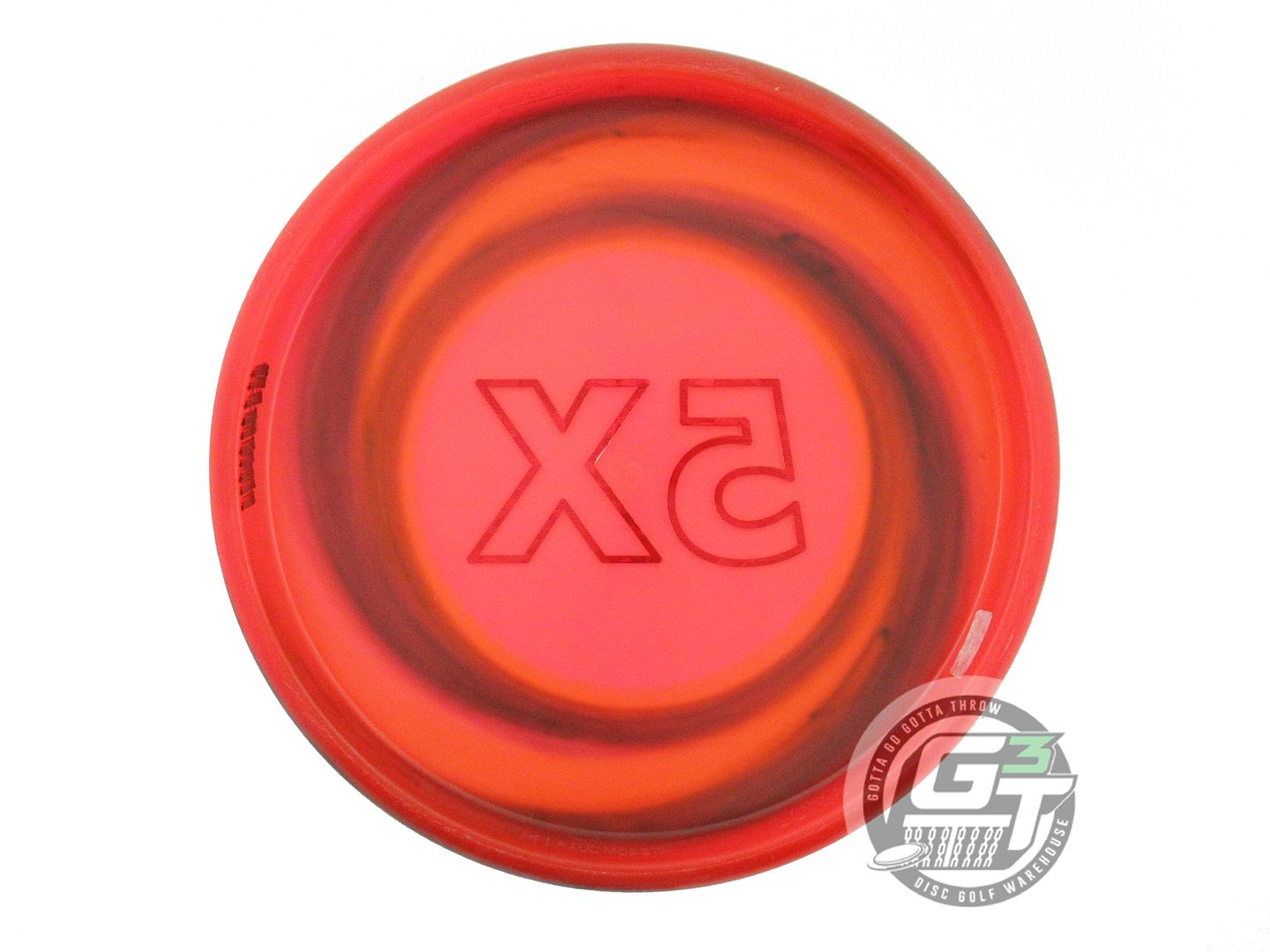 USED Discraft [McBETH] 5X CryZtal Luna 173g Red HOME DYED Putter Golf Disc