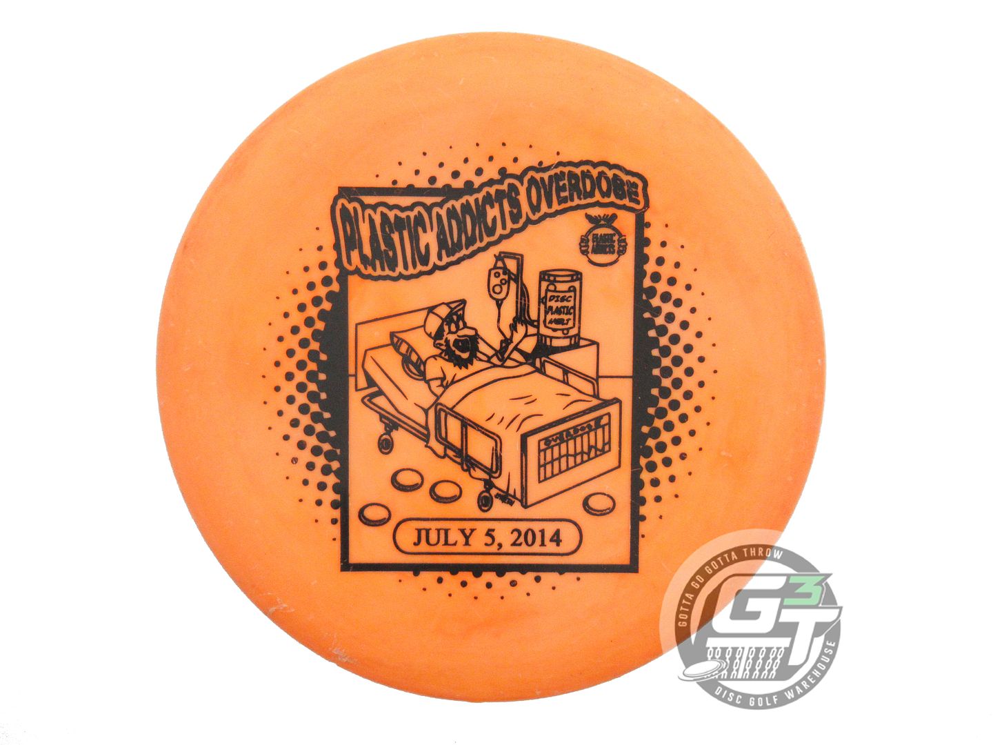 USED Discraft Pro D Challenger 175g Orange Black Stamp Putter Golf Disc