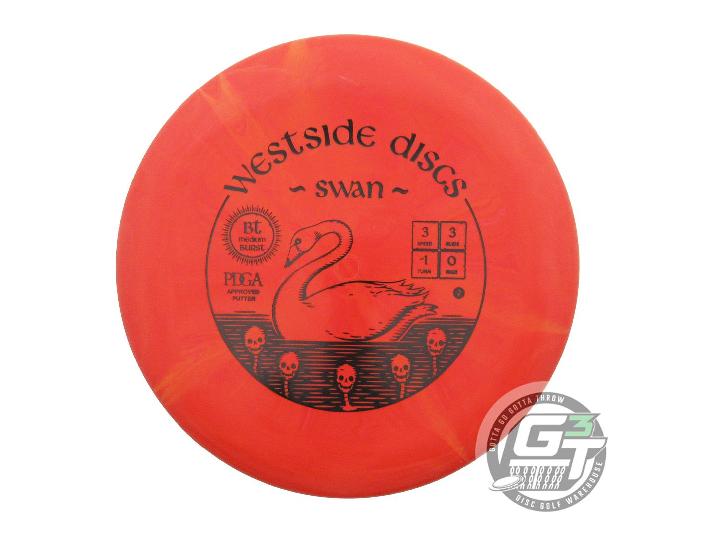Westside BT Medium Burst Swan 2 Putter Golf Disc (Individually Listed)