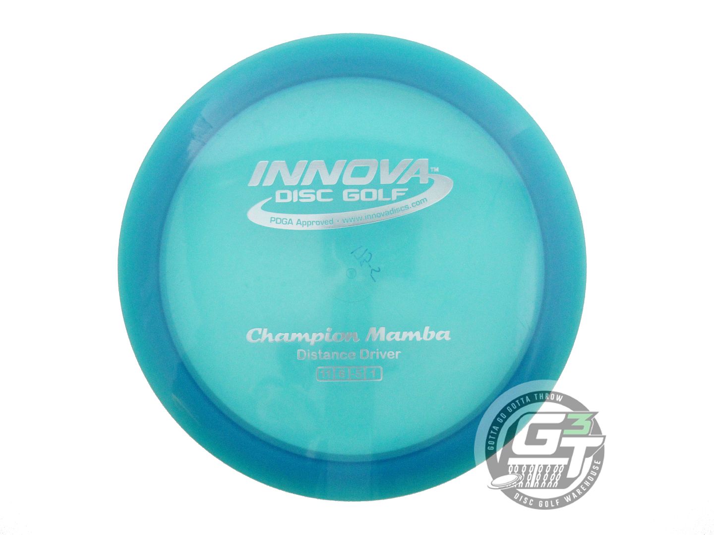 USED Innova Champion Mamba 173g Teal Silver Foil Distance Driver Golf Disc