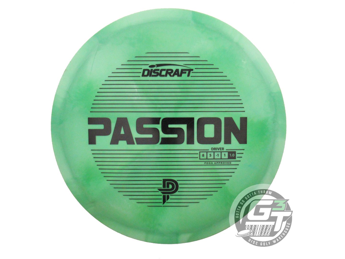 USED Discraft [PIERCE] ESP Passion 176g Green Black Stamp Driver Golf Disc
