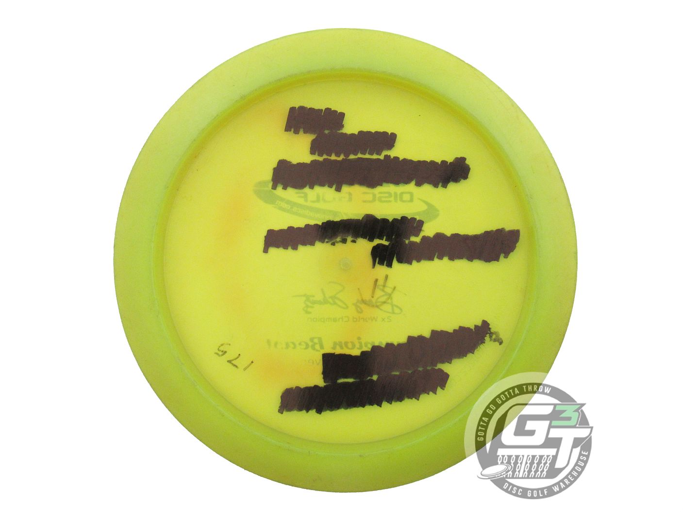 USED Innova Champion Beast 175g Lime White Stamp Distance Driver Golf Disc